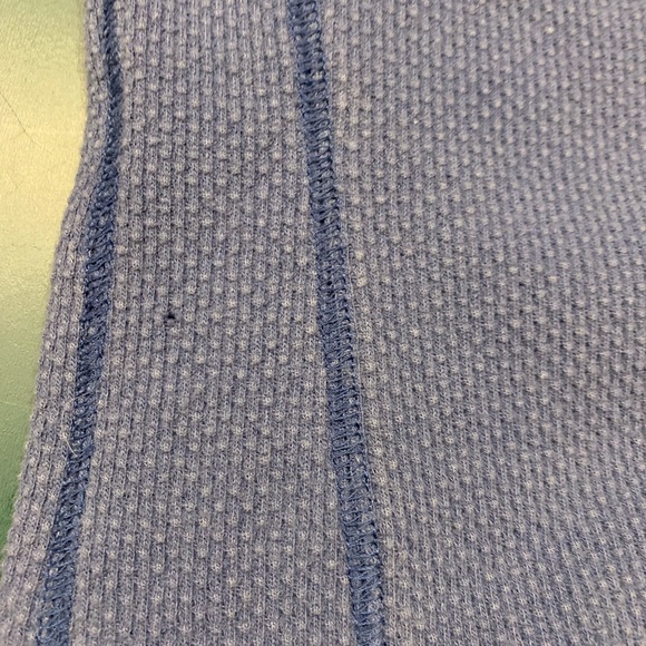 Free People Blue Thermal Crochet Sleeve - Picture 6 of 7